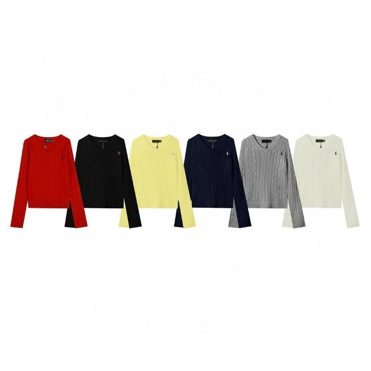 Polo Ralph Lauren Cable Knit V-Neck Sweater