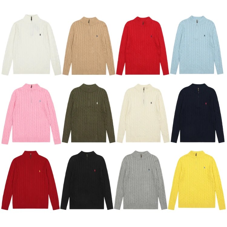 Polo Ralph Lauren Cable Knit Quarter-Zip Sweater