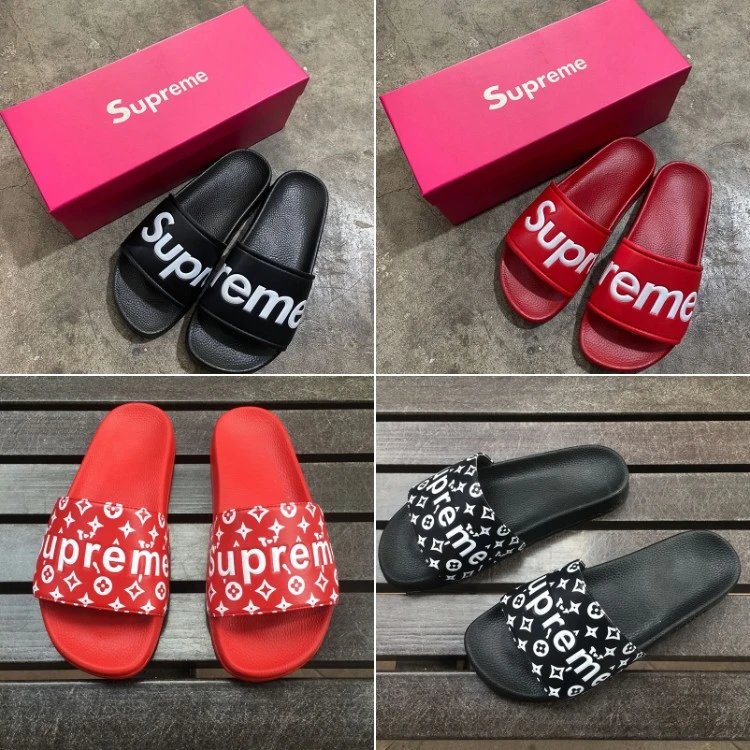 Supreme x Louis Vuitton Monogram Slide Sandals