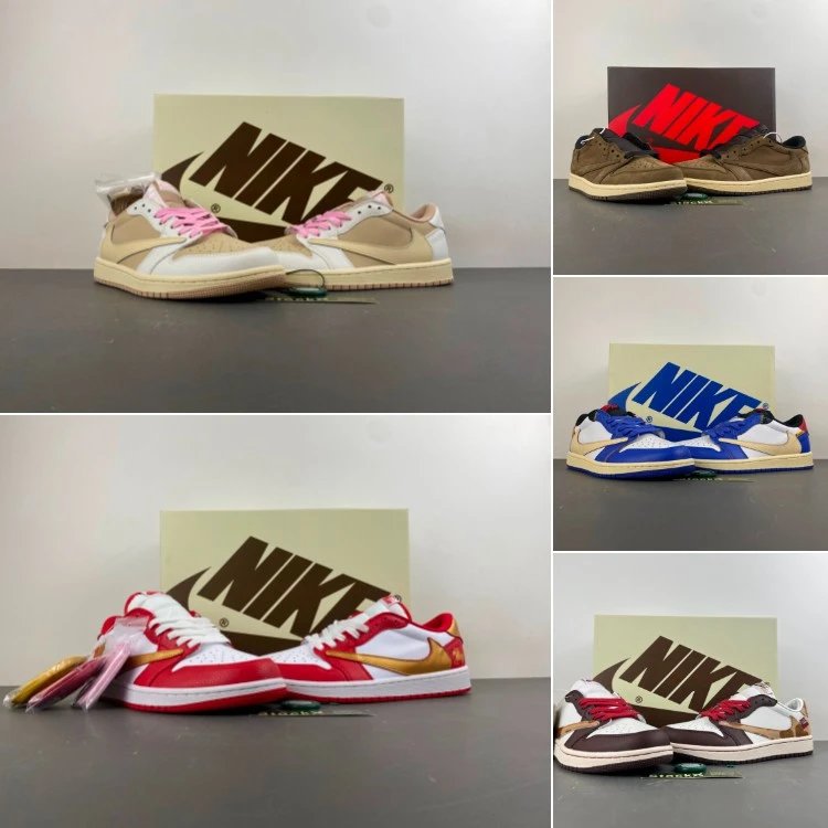 Nike Air Jordan 1 Low OG Travis Scott x Nike 'Cactus Jack' Sneakers [5 styles]